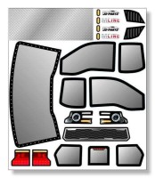 JS-Parts Karosseriedecals für X-Maxx Unbreakable Raptor JS-Parts Karosseriedecals für X-Maxx Unbreakable Raptor