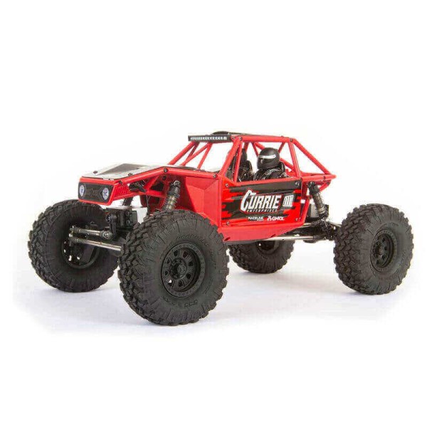 Axial AXI03022BT1 Capra 1.9 4WS 1/10 Unlimited Trail Buggy RTR, rot