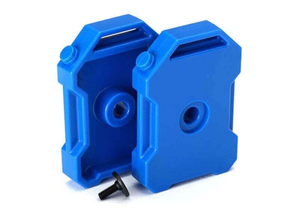 TRAXXAS TRX8022R Benzin-Kanister (blau) (2)/ 3x8 FCS (1) TRX-4
