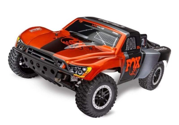 Traxxas TRX58076-74FOX Slash VXL FOX BL 2.4GHz +TSM 1/10 2WD Short Course Racing Truck Brushless