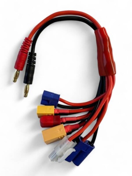 H-SPEED Multi Ladekabel 4mm Bananen-Stecker