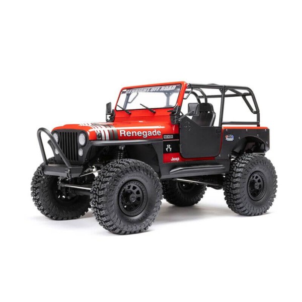 Axial AXI03008T1 SCX10 III Jeep CJ-7 4WD Brushed RTR 1:10 Red