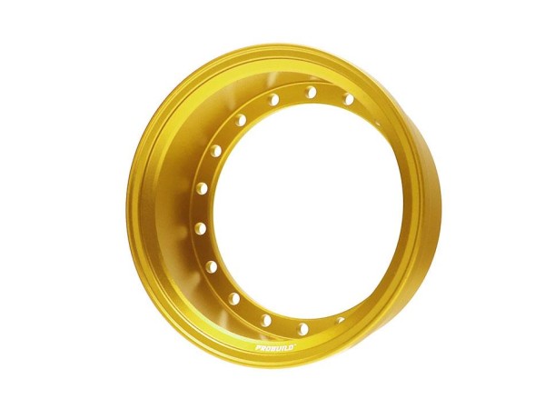 Boom Racing ProBuild™ 1.9" Alum 15mm (Standard) Wheel Barrel (1) Matte Gold