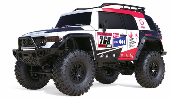 Amewi Dirt Climbing SUV Race Crawler 4WD 1:10 RTR weiß/rot 22592