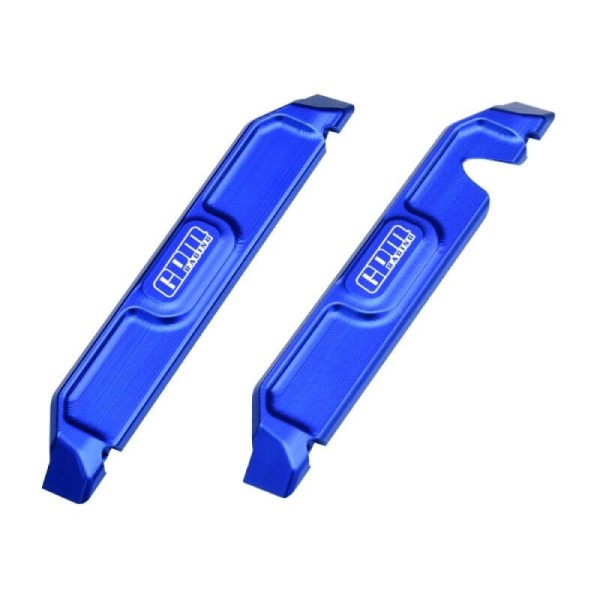 GPM GPMTXMM014B Alu-Nerfbars Chassis blau (2) TRX MiniMaxx