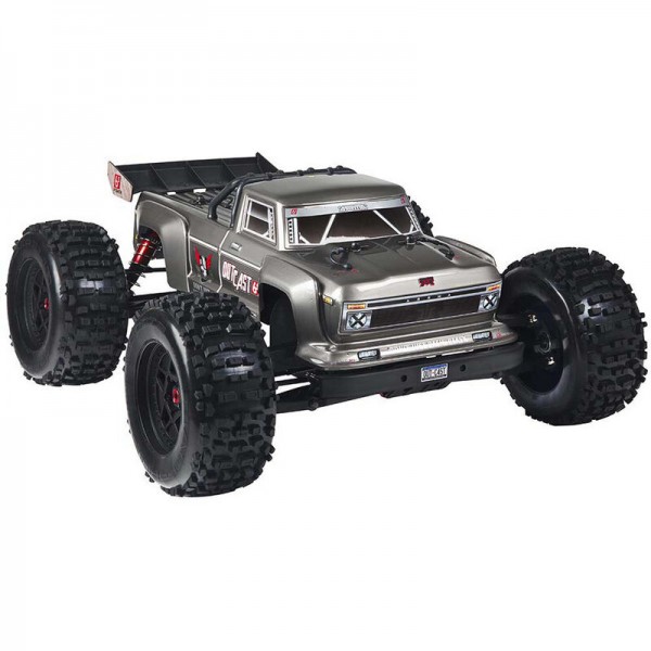 OUTCAST 6S 4WD BLX 1/8 STUNT TRUCK SILVER