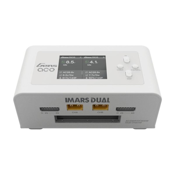 GensACE Imars Dual Channel AC200W/DC300Wx2 Smart Balance RC Charger