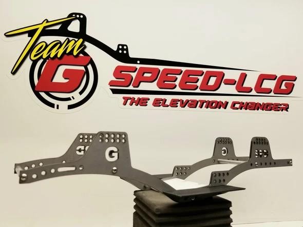 GSPEED Chassis TGH-V3 Raw Carbon Steel (rails only)