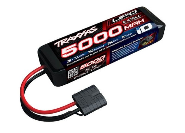 Traxxas TRX2842X LiPo 5000mAh 7,4V 2s 25C mit iD-Stecker (L137xH24xB43mm)