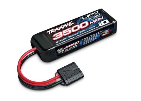 TRAXXAS TRX2825X LiPo Power Cell 3500mAh 7,4V 2s 25C mit ID-Stecker (L110xB35xH22mm)