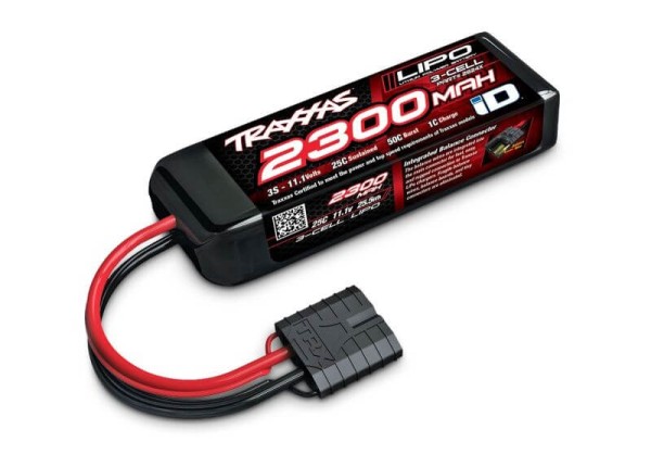 Traxxas TRX2823X LiPo Power Cell 2300mAh 11,1V 3s mit ID-Stecker (L110xB35xH22mm)