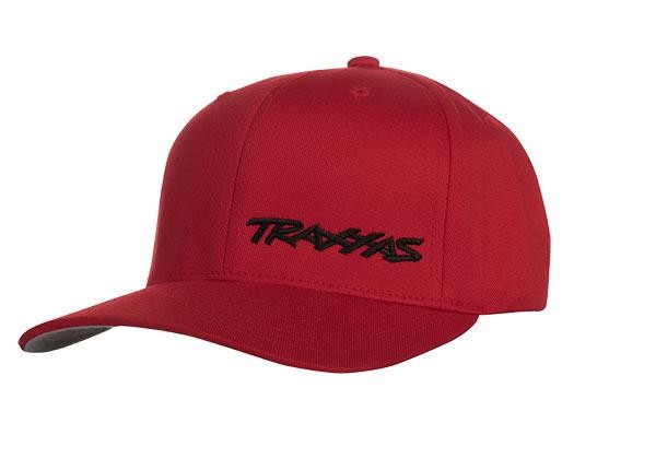 Traxxas TRX1187 Flex Hat Curved Bill Red/Black L-XL
