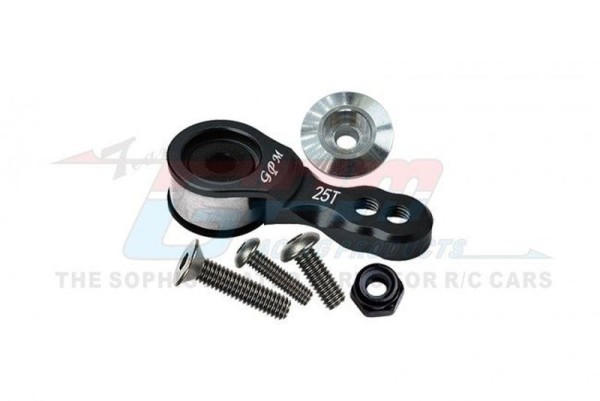 GPM Aluminium Hi-Torque Servo Saver 25T 2-Loch schwarz