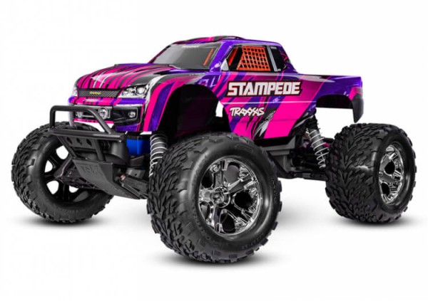 Traxxas TRX36254-8-PINK Stampede pink 1/10 2WD Monster-Truck RTR inkl. Akku & Lader