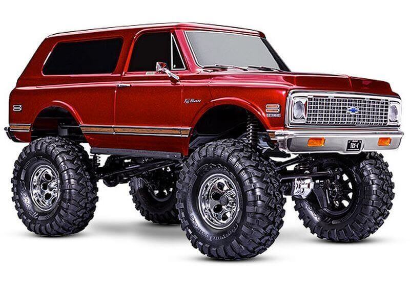 TRAXXAS TRX92086 4 TRX 4 1972 Blazer High Trail 1 10 Crawler RTR met. rot Brushed Traxxas 1 10 Crawler Scaler RC Cars PrimeRC