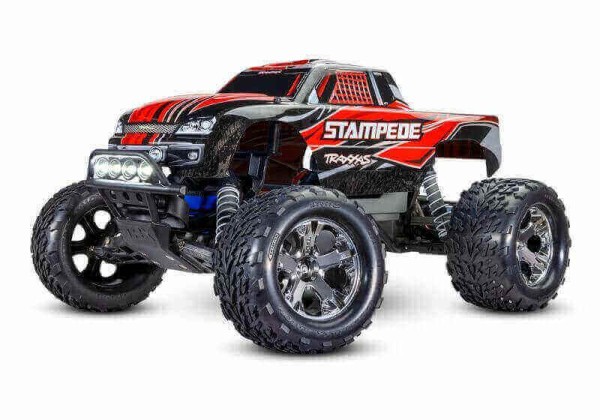 Traxxas TRX36054-61RED Stampede rot RTR mit Akku +LED-Licht 1/10 2WD Monster Truck