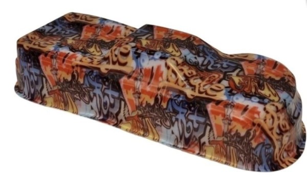 KMM unbreakable Karo+Dekor Grafitti-Designprint für TRAXXAS Wide-MAXX