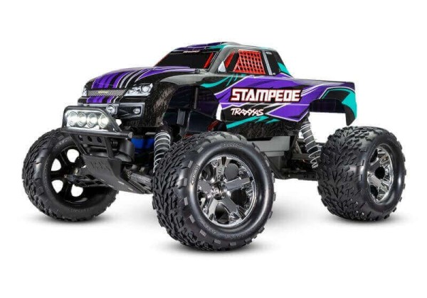 Traxxas TRX36054-61PRPL Stampede purple RTR mit Akku +LED-Licht 1/10 2WD Monster Truck