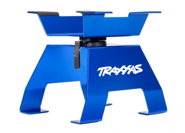 TRAXXAS TRX8797-BLUE X-Truck-Stand für 1/7 Aluminium blau