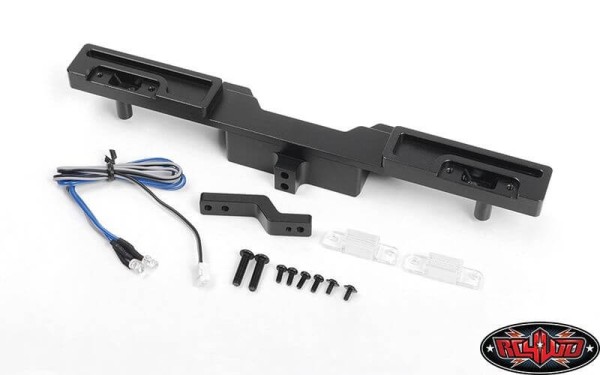 RC4WD Oxer Stahl Bumper hinten mit Kupplung, Bremslinsen mit LEDs RC4WD für Traxxas TRX-4 & 6x6