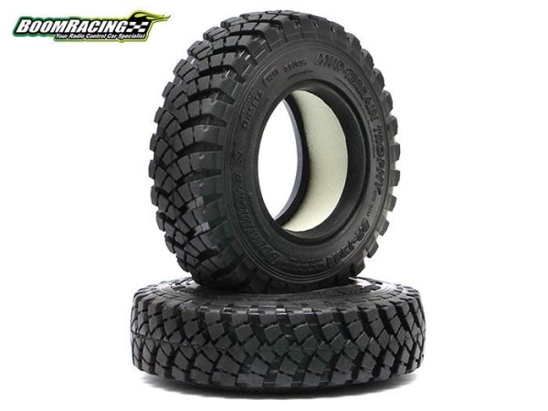 Boom Racing 1.9 Mud Terrain Trophy BR-T29A Tire Gekko Compound 3.6x0.94 Inch (93x24mm) (2)