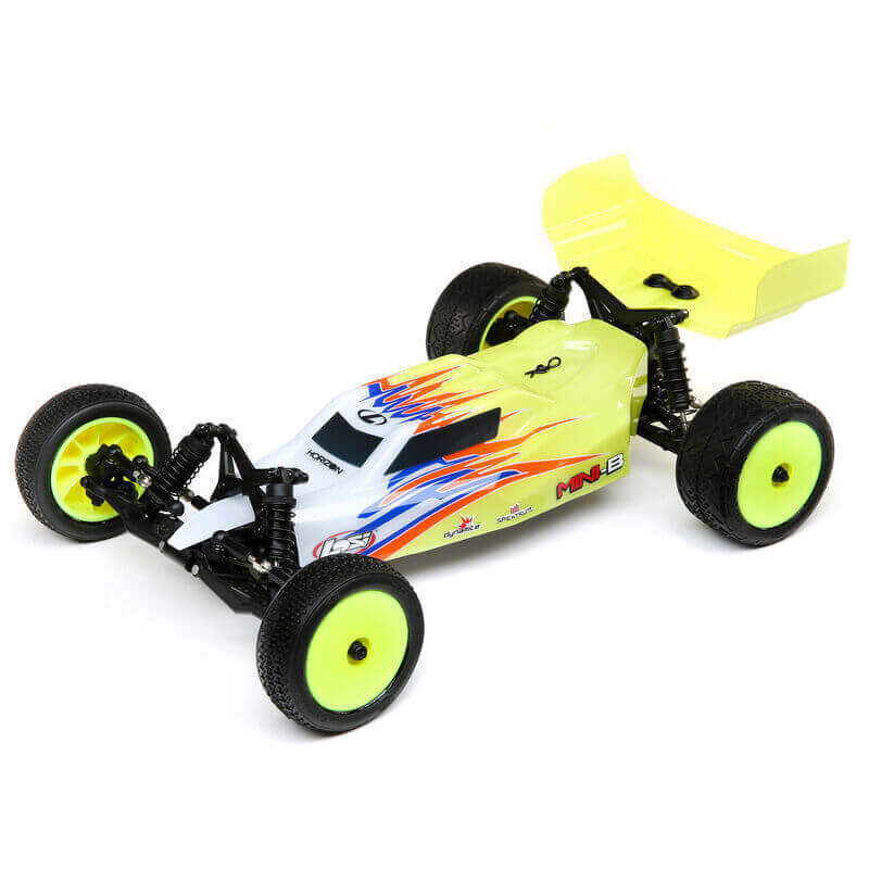 LOSI LOS01016T3 Mini-B 2WD Buggy Brushed RTR, Gelb/Weiß | 1:14 / 1:16 ...