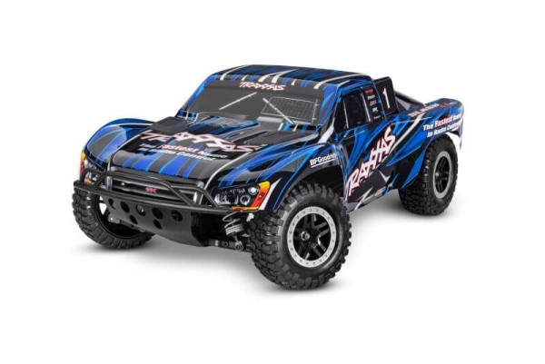 Traxxas TRX68386-4-BLUE Slash 4x4 VXL Clipless blau 1/10 Short-Course RTR Brushless