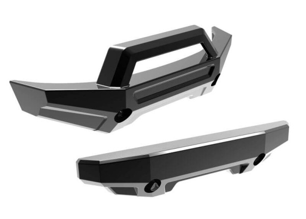 Traxxas TRX10735-BLKCR Bumper v/h schwarz/chrome Mini-Maxx