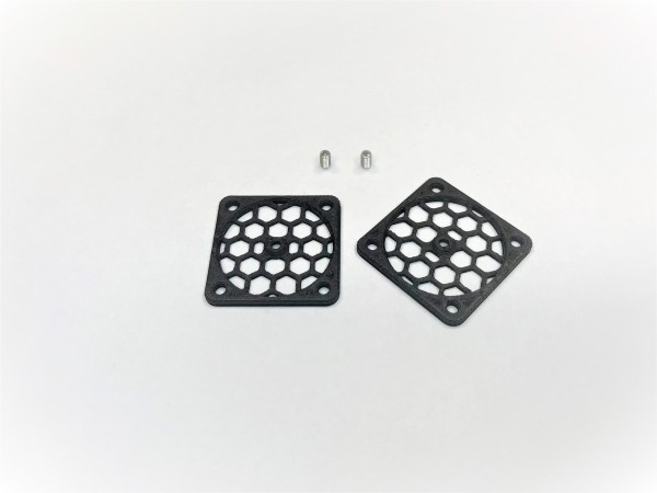 Lüftergitter 30mm mit Anschlag / 2 Stück