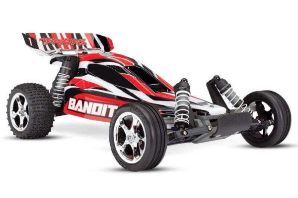 Traxxas TRX24054-1REDX Bandit rotX Buggy RTR mit Akku/+12V Lader 1/10 2WD Buggy Brushed