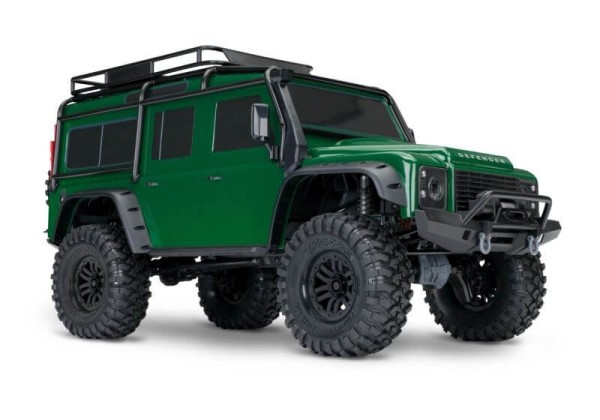 Traxxas TRX82256-4-GRN TRX-4 LR Defender grün 1/10 Crawler RTR Brushed Clipless