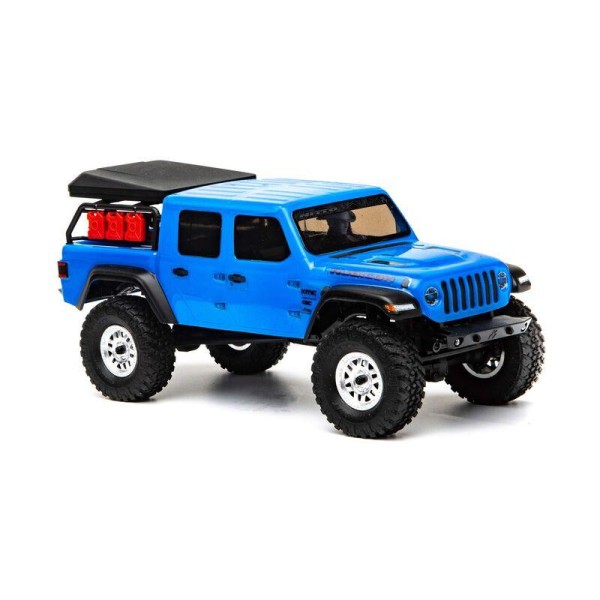 Axial AXI00005T2 SCX24 Jeep JT Gladiator 4WD Rock Crawler Brushed RTR, Blue