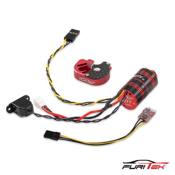 Furitek FUR2584 Unity24 PRO 3500KV 2in1 Micro FOC Brushless System SCX24