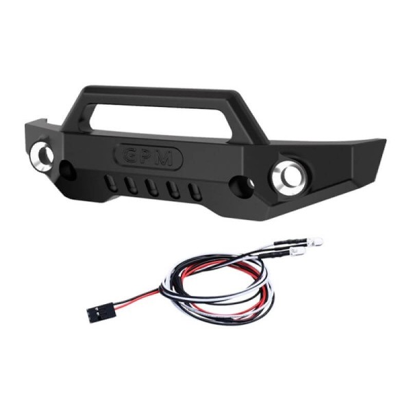 GPM GPMTXMM330FBK Alu-Bumper vo schwarz mit LED TRX MiniMaxx