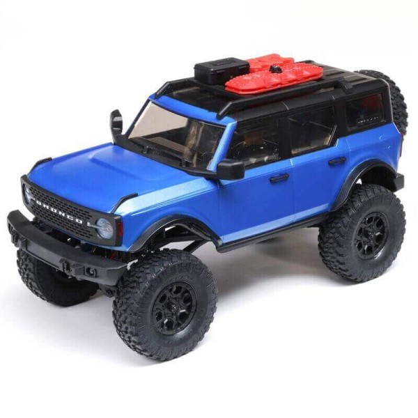 Axial AXI00006T3 SCX24 2021 Ford Bronco 4WD Truck Brushed RTR, Blue