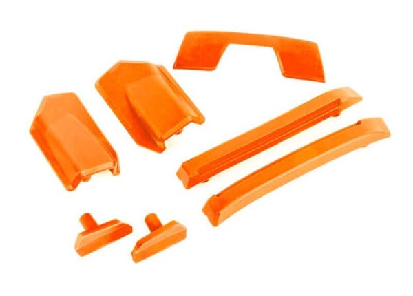 Traxxas TRX9510T Karo-Verstärkungs-Set orange / Dach-Skid-Pads für #9511 KA