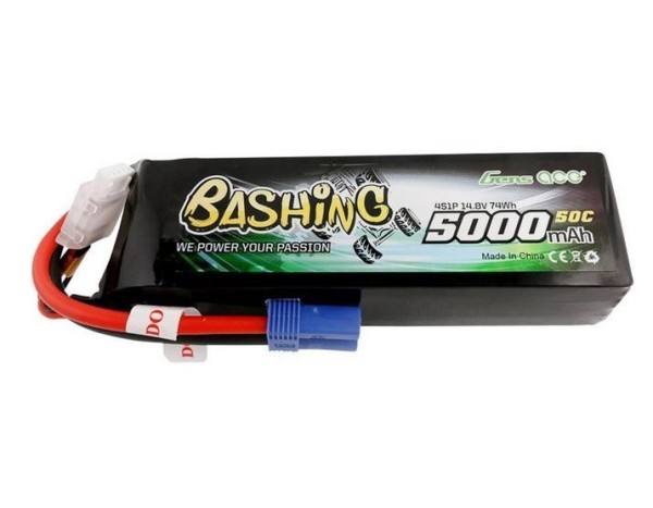 Gens ace 5000mAh 14.8V 4S1P 60C Lipo Battery Pack mit EC5 Plug-Bashing Series