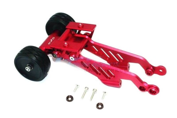 GPM Aluminium Wheelie mit Flügelbefestigung hinten rot ARRMA 6s